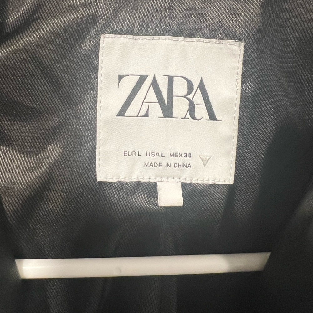 ZARA faux leather jacket